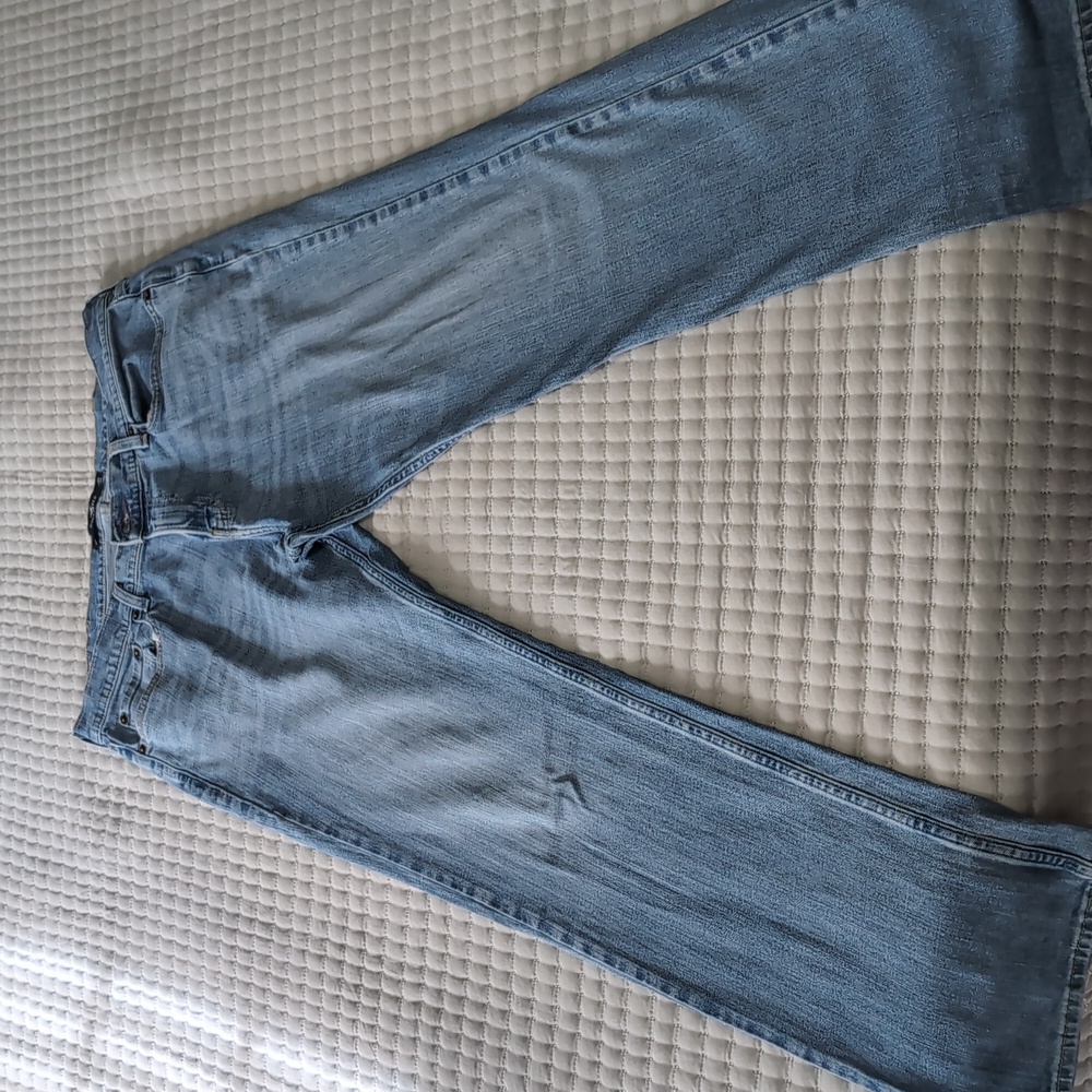 Hollister Men's Light Blue Straight Jeans